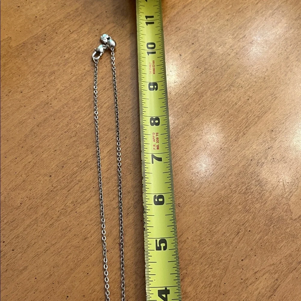 Retired Brighton reversible love rhinestone heart adjustable necklace - Picture 11 of 14